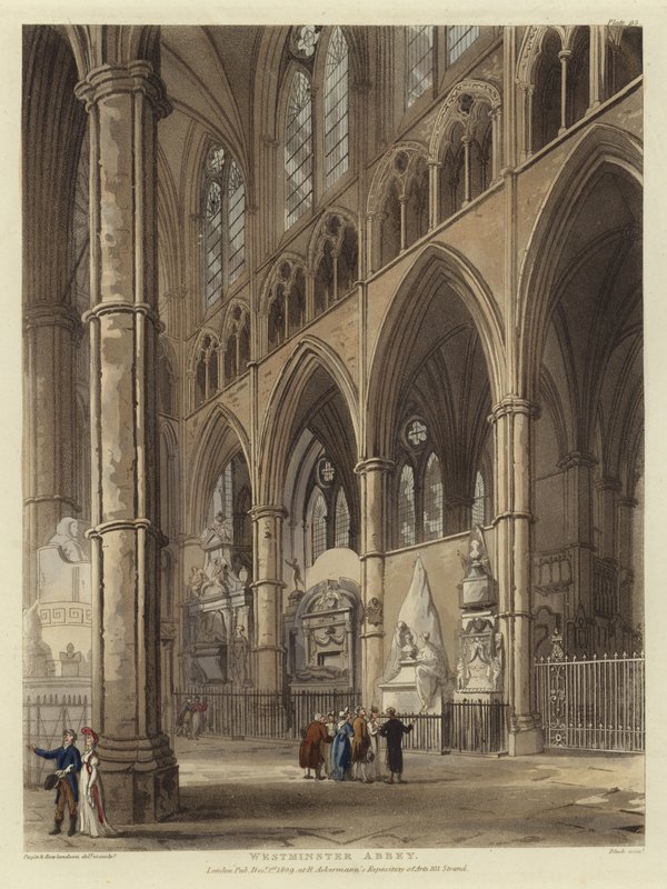Abbaye de Westminster - Pugin and Rowlandson