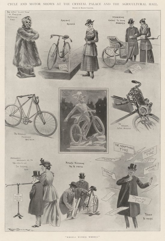 Expositions de cycles et de motos au Crystal Palace et au Agricultural Hall - Ralph Cleaver