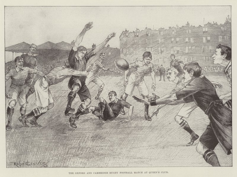 Le match de rugby Oxford et Cambridge au Queen