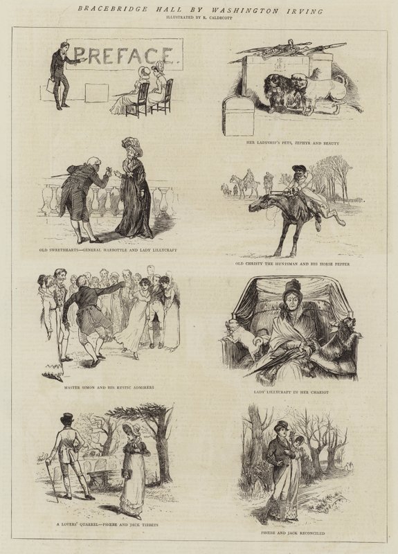 Bracebridge Hall par Washington Irving - Randolph Caldecott