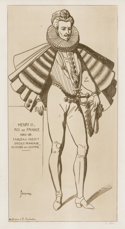 Henri III, roi de France, 1580-89 - Raphael Jacquemin