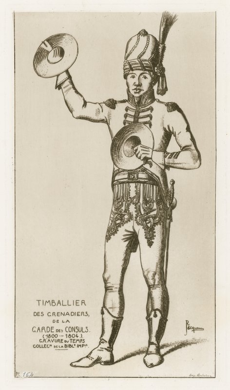 Timbalier des grenadiers de la garde des consuls (1800-1804) - Raphael Jacquemin