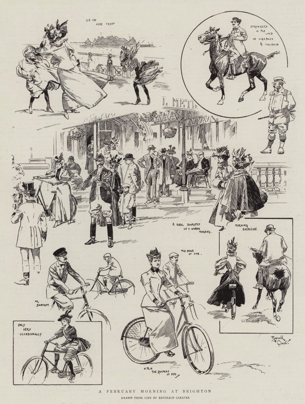 Un matin de février à Brighton (gravure) - Reginald Thomas Cleaver