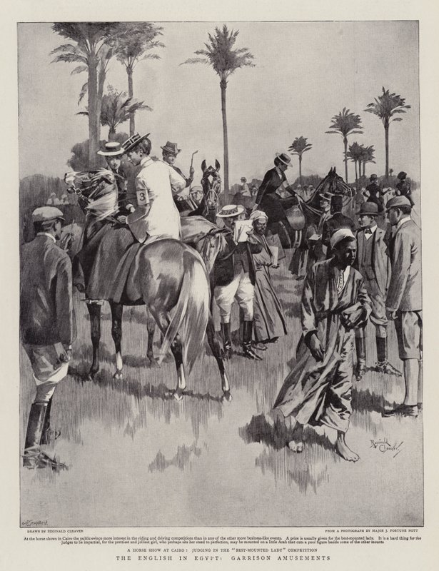 Un Anglais en Égypte, Garrison Amusements (litho) - Reginald Thomas Cleaver