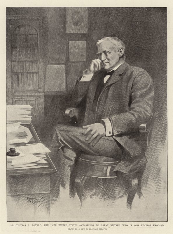 M. Thomas F. Bayard, ancien ambassadeur des États-Unis en Grande-Bretagne, qui quitte actuellement l