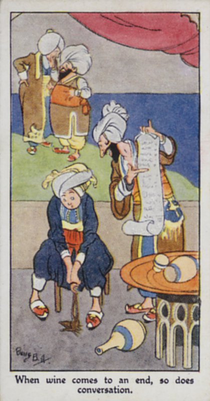Proverbe oriental : Quand le vin s