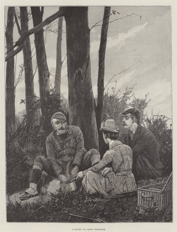 Un Pique-nique - Richard Caton Woodville junior