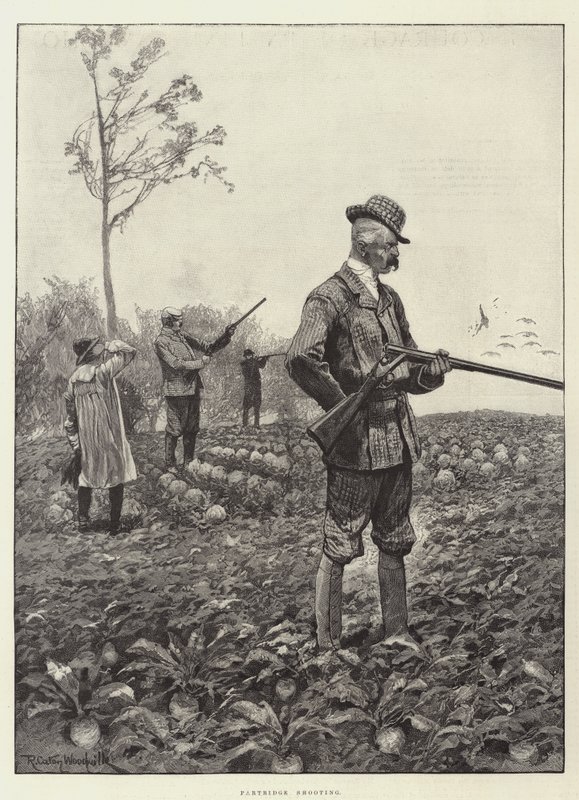 Chasse à la perdrix - Richard Caton Woodville junior