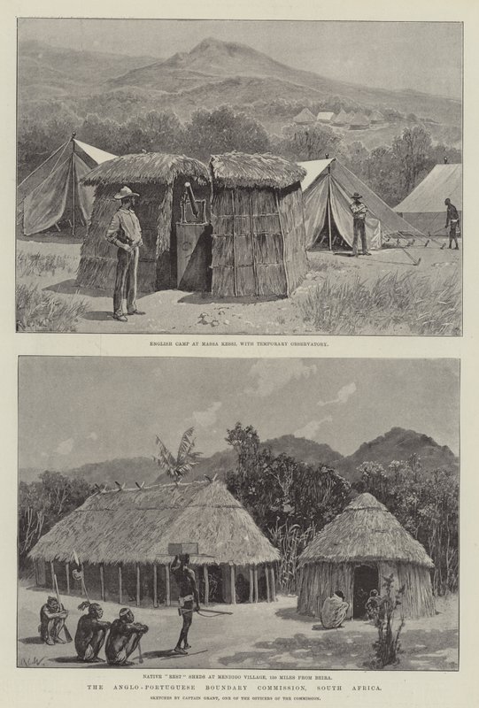 La Commission de frontière anglo-portugaise, Afrique du Sud - Richard Caton Woodville junior