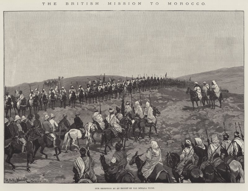La mission britannique au Maroc - Richard Caton Woodville junior