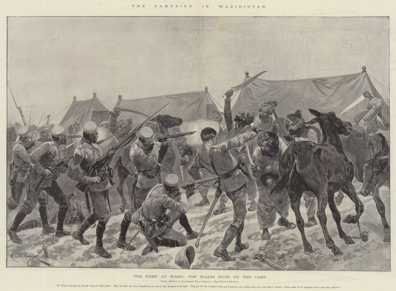 La Campagne au Waziristan - Richard Caton Woodville junior