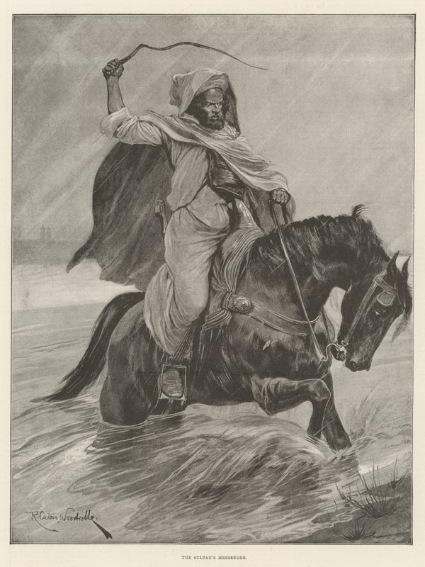 Le messager du sultan - Richard Caton Woodville junior