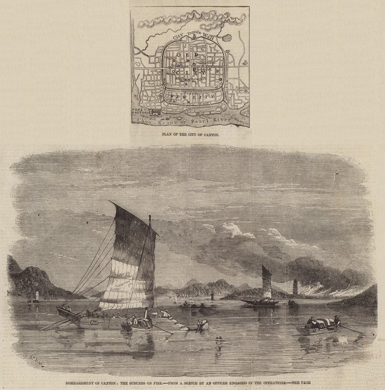 Bombardement de Canton - Richard Principal Leitch