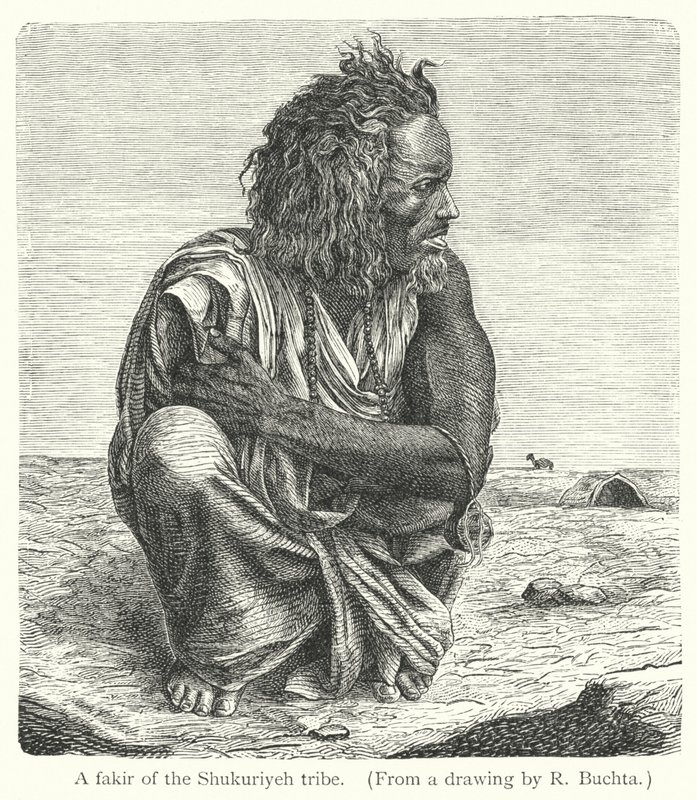 Un fakir de la tribu Shukuriyeh - Richard (after) Buchta