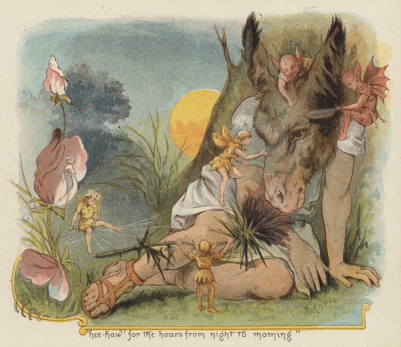 Hi han! pour les heures de la nuit au matin (lithographie en couleur) - Richard Andre