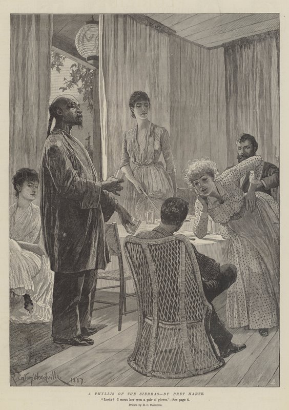 Une Phyllis des Sierras, par Bret Harte - Richard Caton Woodville junior