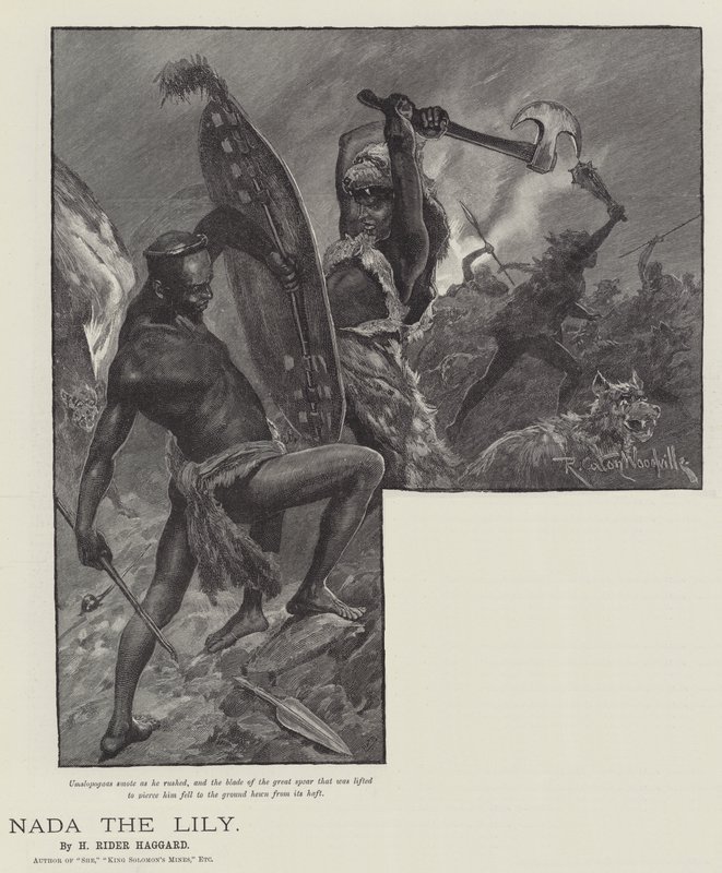 Nada la Lys, par H. Rider Haggard - Richard Caton Woodville junior