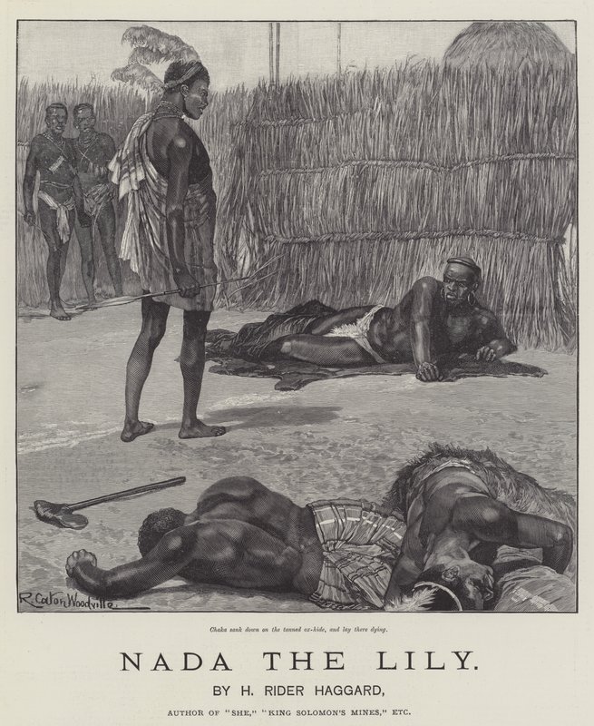 Nada la Lily, par H Rider Haggard - Richard Caton Woodville junior