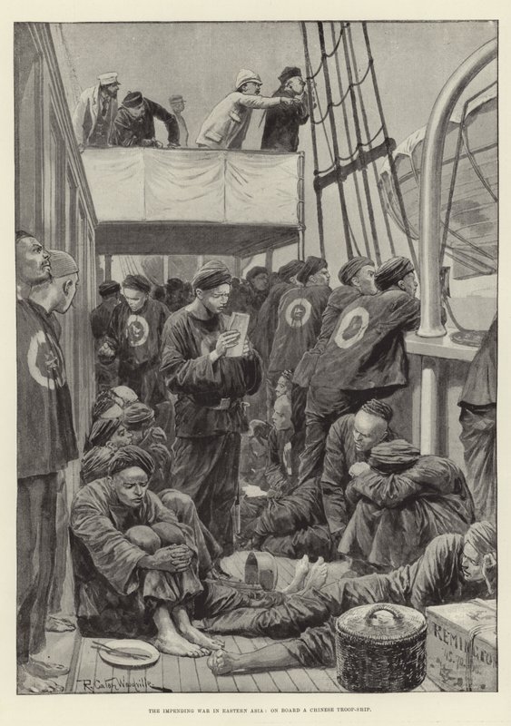 La guerre imminente en Asie orientale - Richard Caton Woodville junior