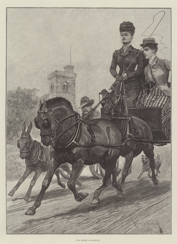 La Route de la Reine - Richard Caton Woodville junior