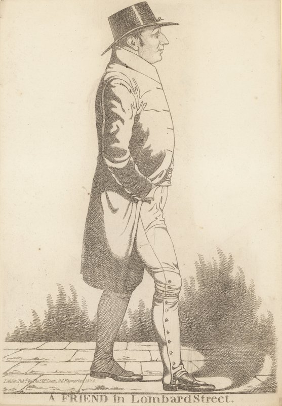 Thomas Richardson ; Un ami à Lombard Street - Richard Dighton