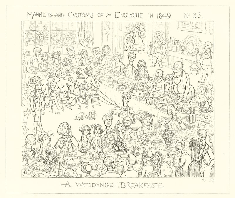 1849, Un petit-déjeuner de mariage - Richard Doyle