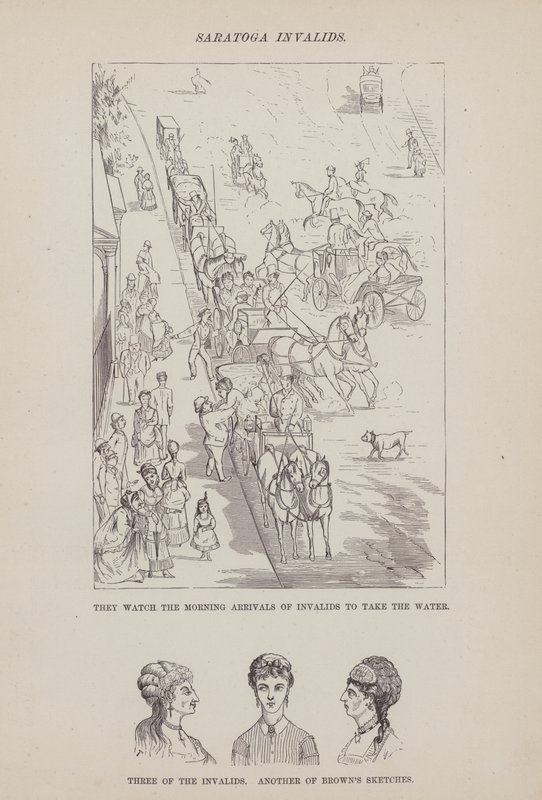 Page du Tour américain de Messieurs Brown, Jones et Robinson (gravure) - Richard Doyle