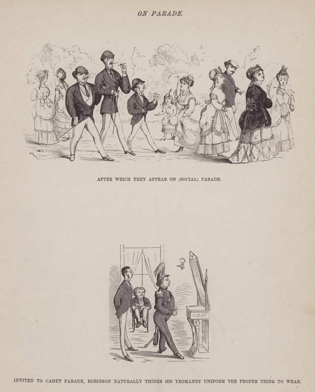 Page du Tour américain de Messieurs Brown, Jones et Robinson (gravure) - Richard Doyle