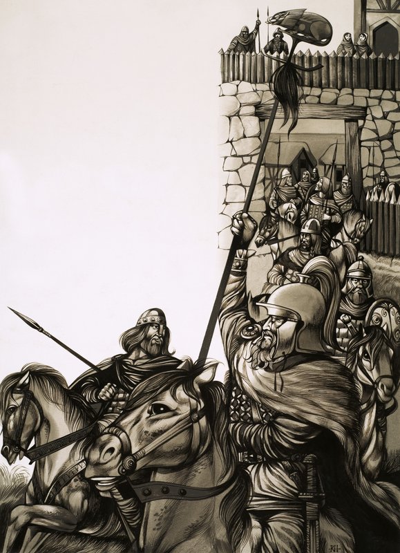 Camelot, le château du roi Arthur et de ses chevaliers de la Table ronde - Richard Hook