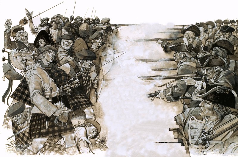 La bataille de Culloden - Richard Hook
