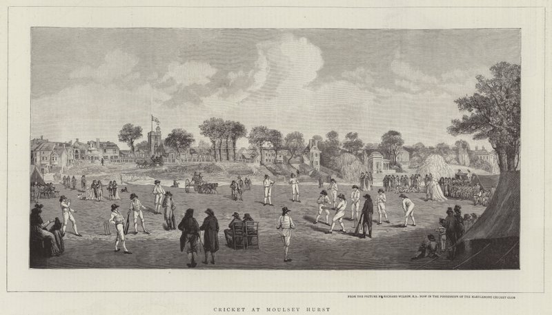 Cricket à Moulsey Hurst - Richard Westall
