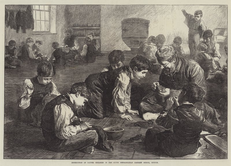 Instruction des enfants pauvres à l