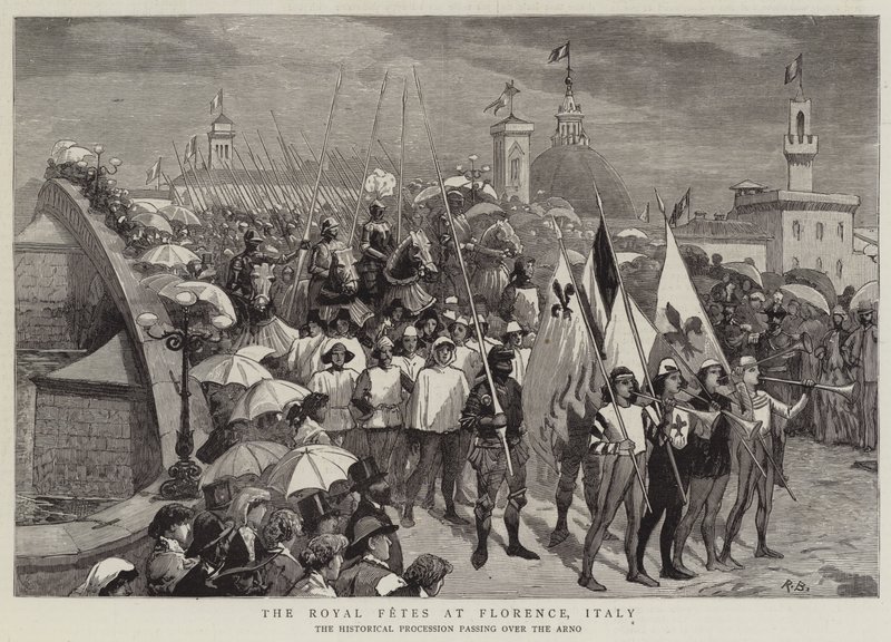 Les fêtes royales à Florence, Italie - Robert Barnes