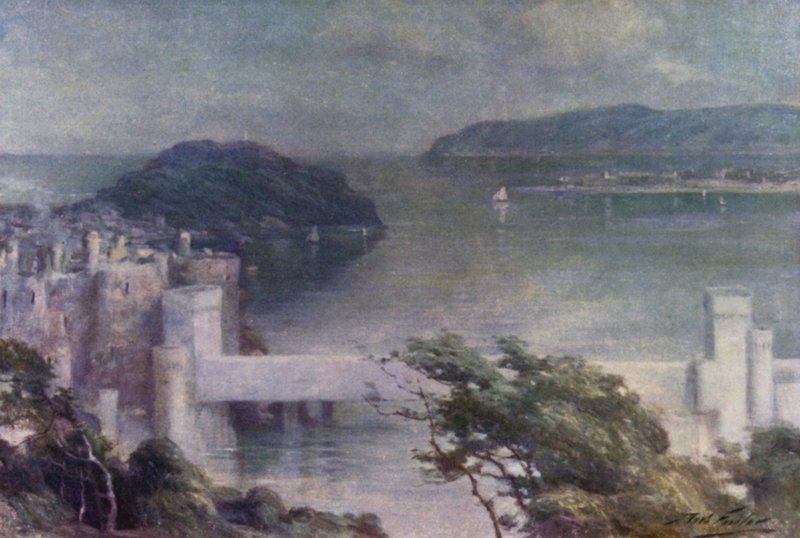 Conway depuis Benarth, tôt le matin - Robert (after) Fowler