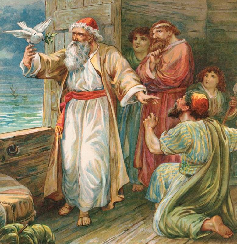 Noé et la colombe - Robert Ambrose Dudley