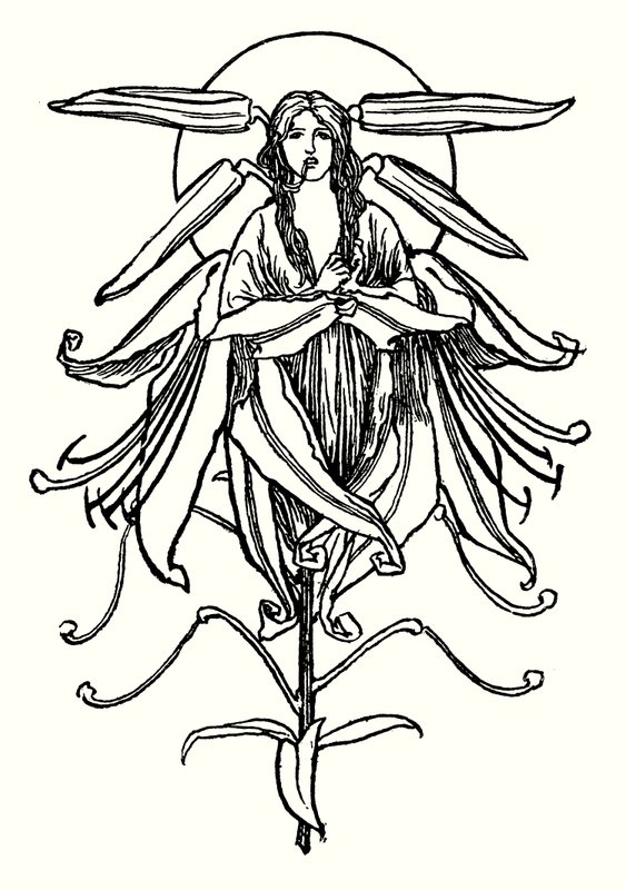 Illustration pour les Poèmes de John Keats - Robert Anning Bell
