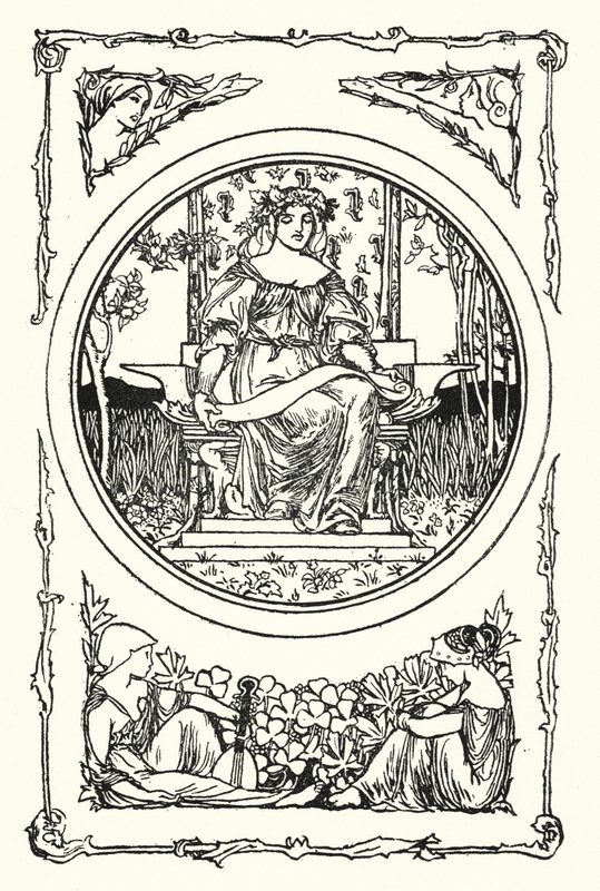 Illustration pour Poèmes de John Keats - Robert Anning Bell