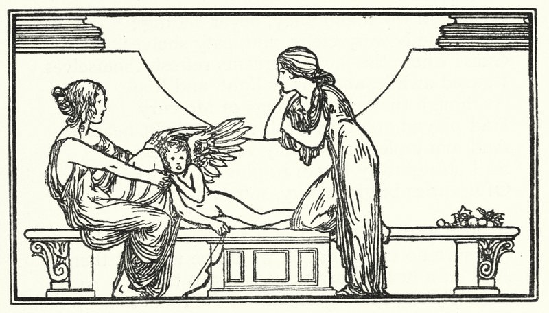 Illustration pour Poèmes de John Keats - Robert Anning Bell