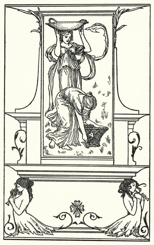 Illustration pour Poèmes de John Keats - Robert Anning Bell
