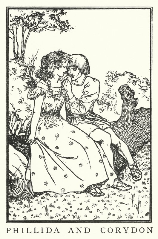 Phillida et Corydon - Robert Anning Bell