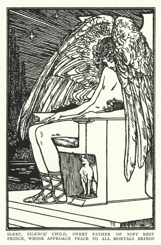 Dors, enfant du silence, doux père du repos doux, Prince dont l