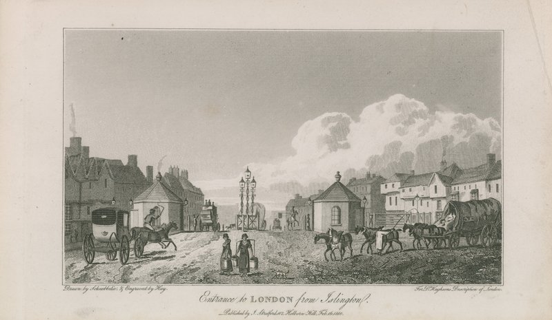 Entrée de Londres depuis Islington - Robert Blemell Schnebbelie