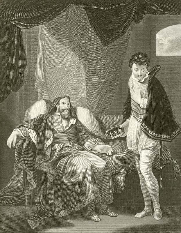 Henri IV réprimandant le prince Henri - Robert Smirke
