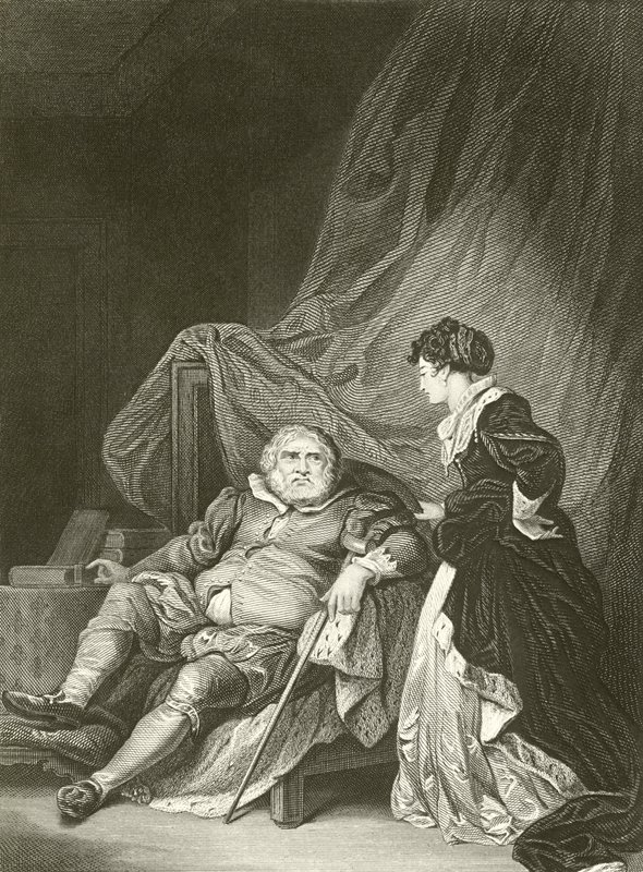 Henri VIII et Catherine Parr - Robert Smirke