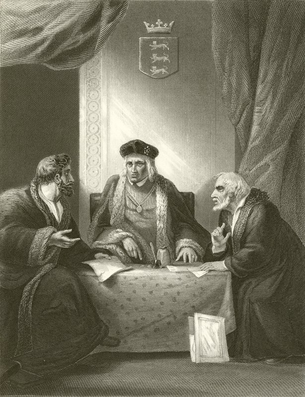Henri VII avec Empson et Dudley - Robert Smirke