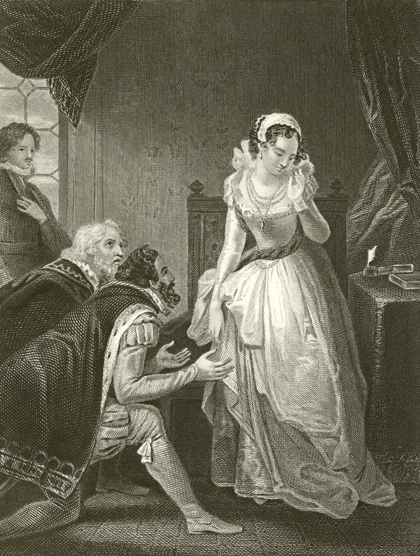 Lady Jane Grey refusant la couronne - Robert Smirke