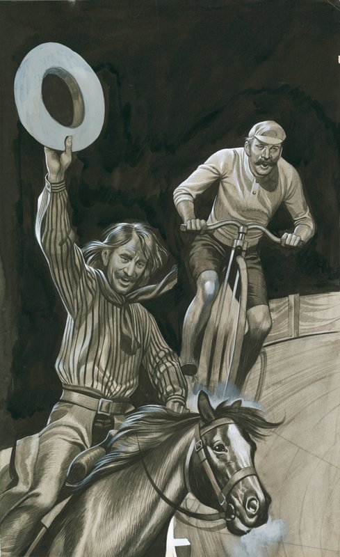 Vélo ou cheval - Ron Embleton