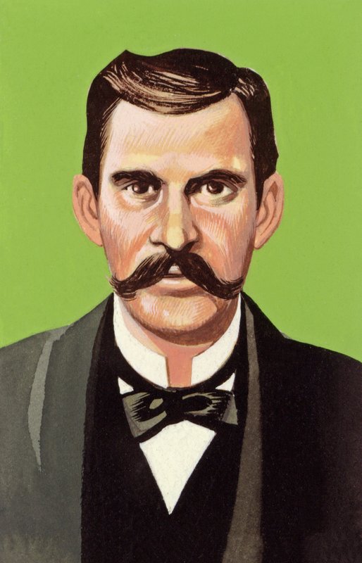 Doc Holliday (gouache sur papier) - Ron Embleton