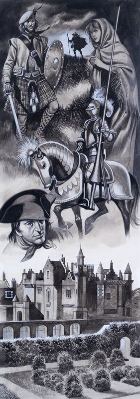 Château écossais et personnalités de l