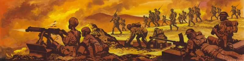 La bataille de Keren, victoire des troupes indiennes et soudanaises de l